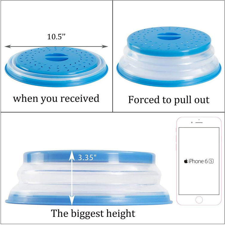 Collapsible Microwave Splash Protector