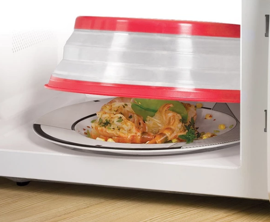 Collapsible Microwave Splash Protector