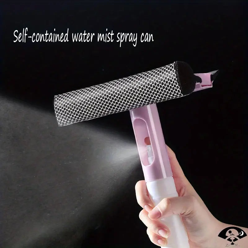 Multi-Task Glass Cleaner with Built-In Spray